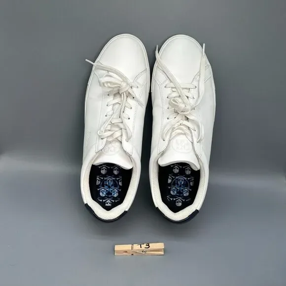 G/Fore Circle G Disruptor Men's 11.5 White Leather Lace-Up Low Top Golf Shoes - Picture 11 of 11